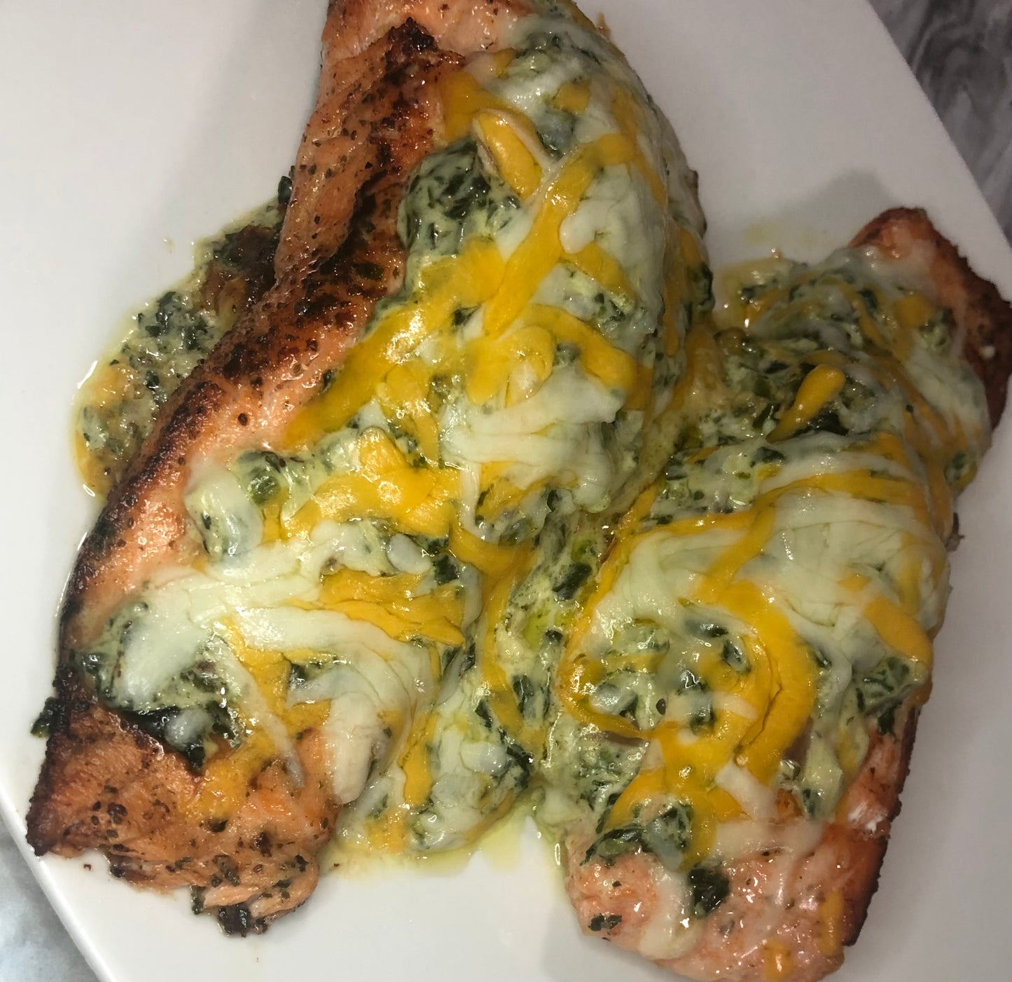 Spinach Stuffed Salmon Recipe