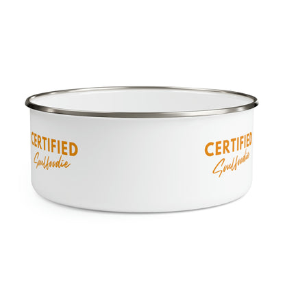 Certified Soul Foodie Enamel Bowl