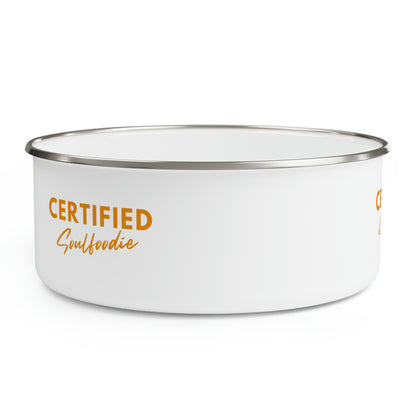 Certified Soul Foodie Enamel Bowl