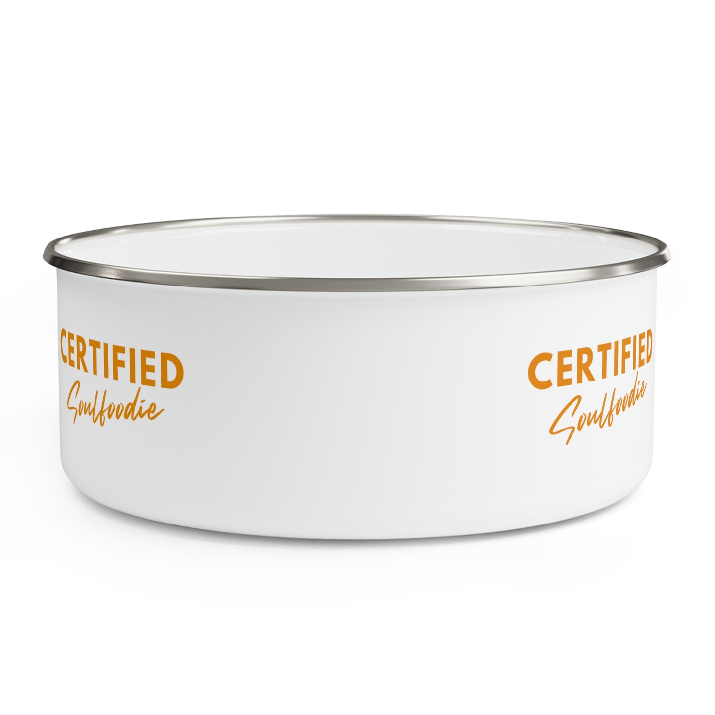 Certified Soul Foodie Enamel Bowl