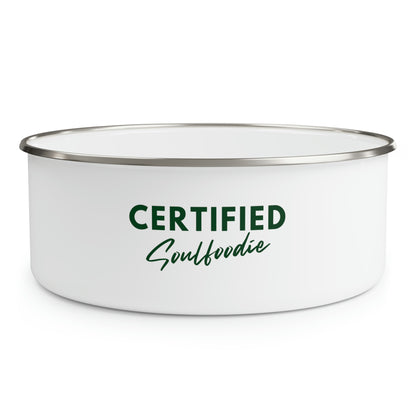 Certified Soul Foodie Enamel Bowl