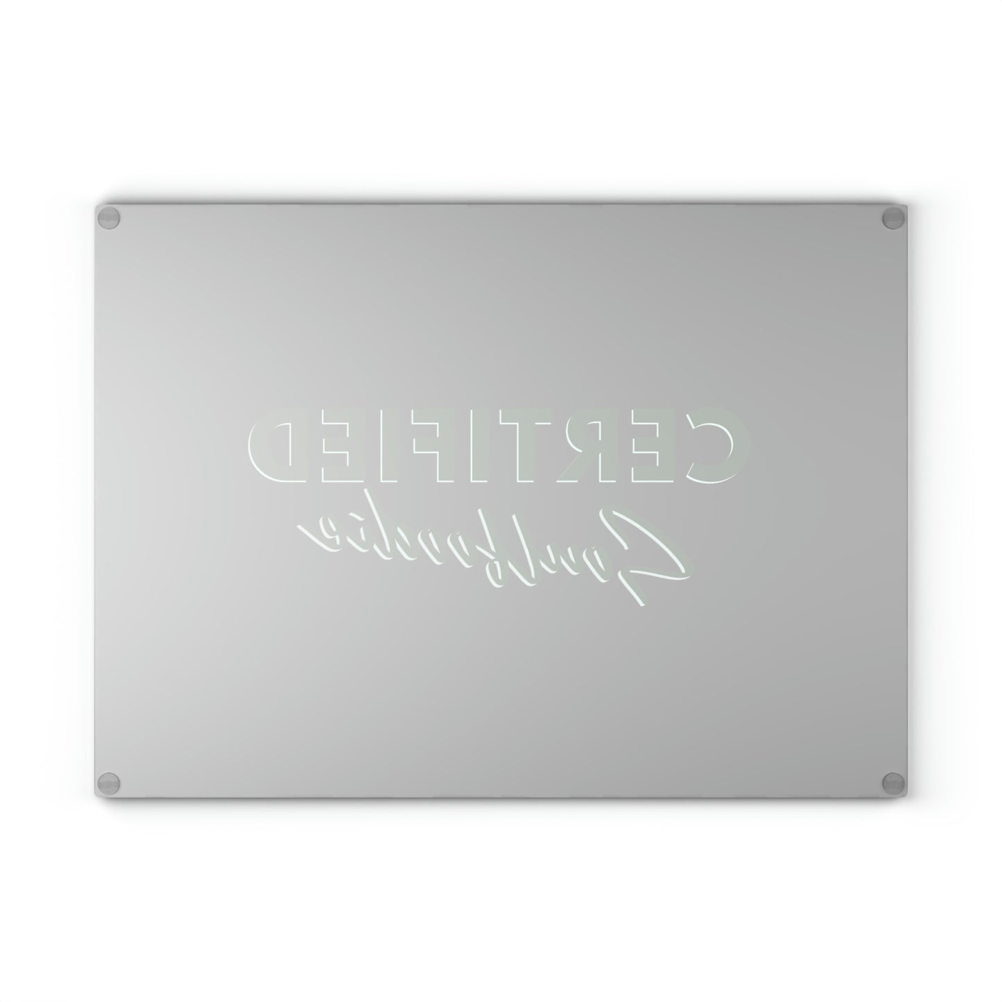 Certified Soulfoodie Glass Cutting Board