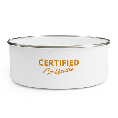 Certified Soul Foodie Enamel Bowl