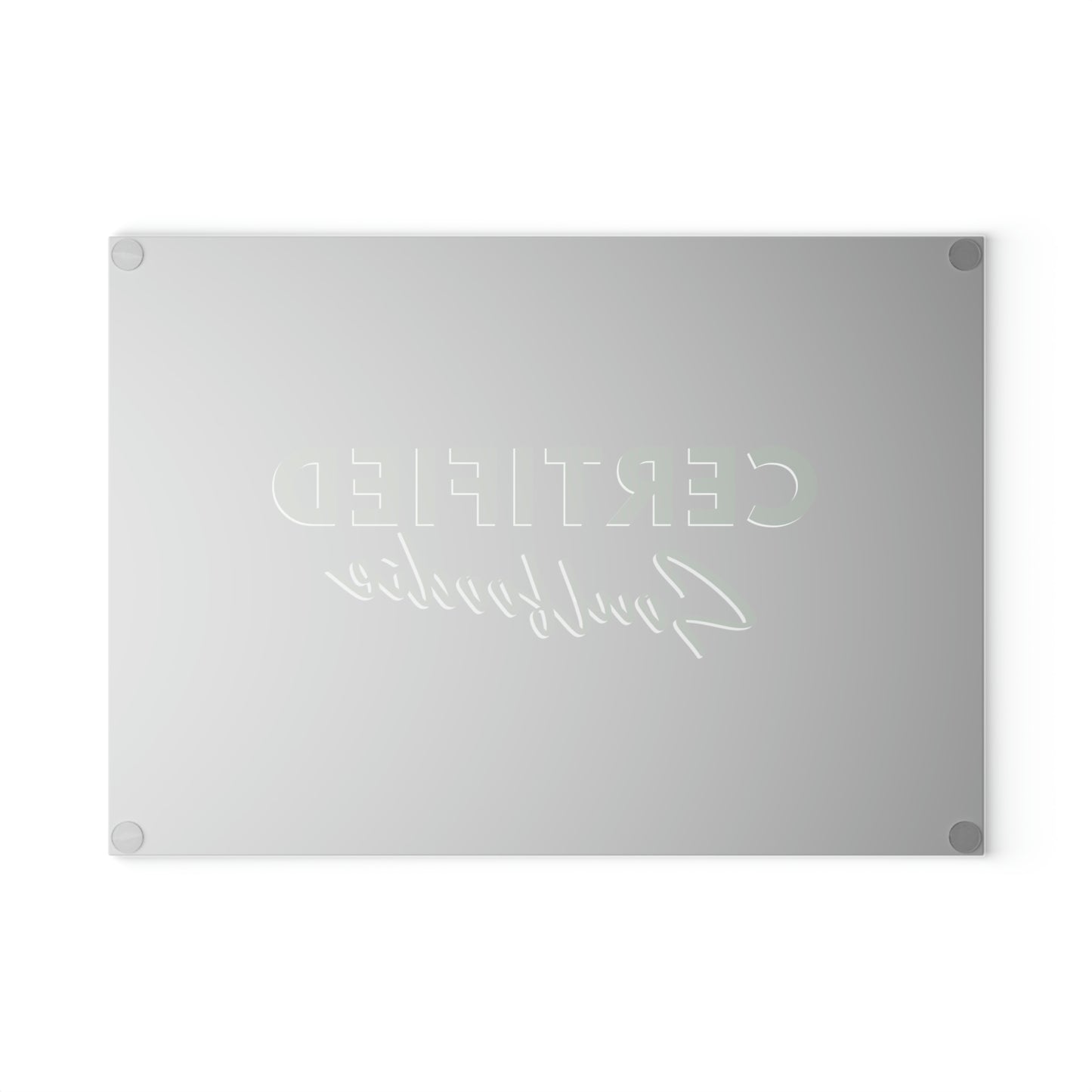 Certified Soulfoodie Glass Cutting Board