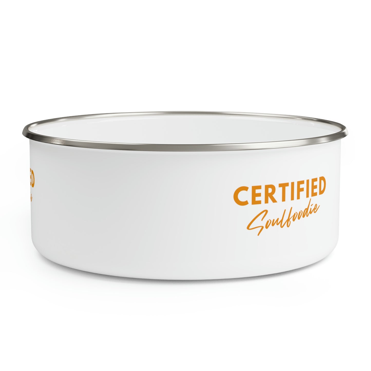 Certified Soul Foodie Enamel Bowl