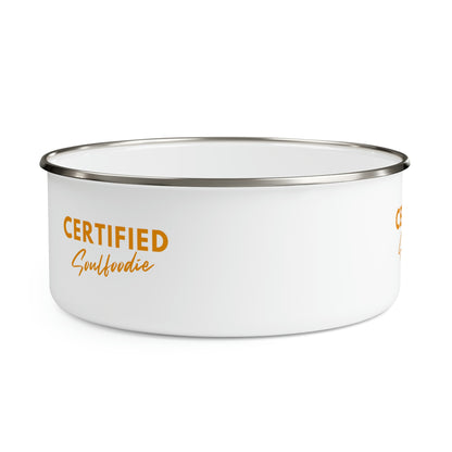 Certified Soul Foodie Enamel Bowl