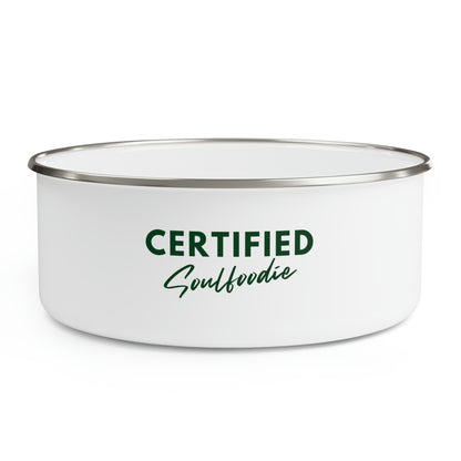 Certified Soul Foodie Enamel Bowl