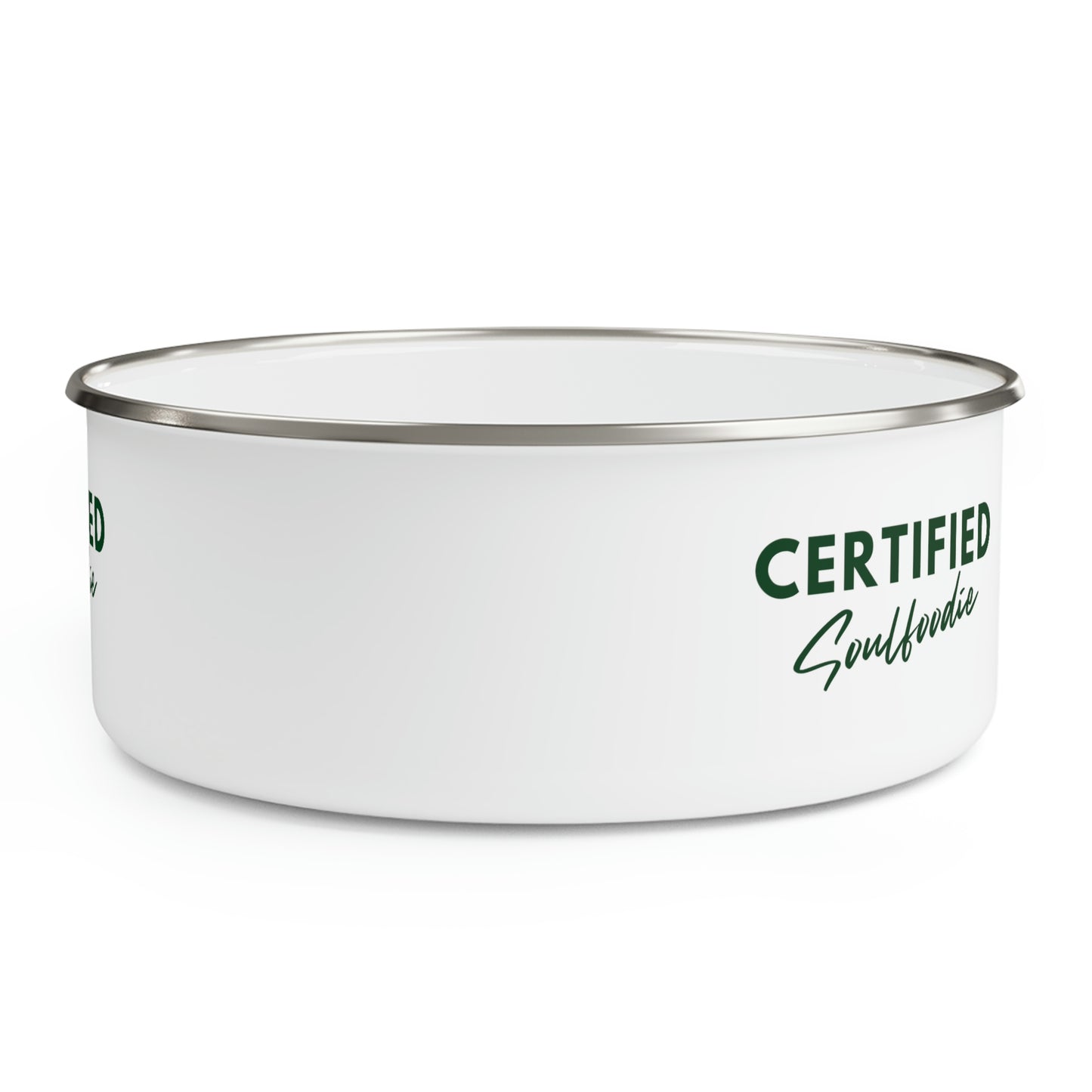 Certified Soul Foodie Enamel Bowl