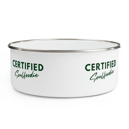 Certified Soul Foodie Enamel Bowl